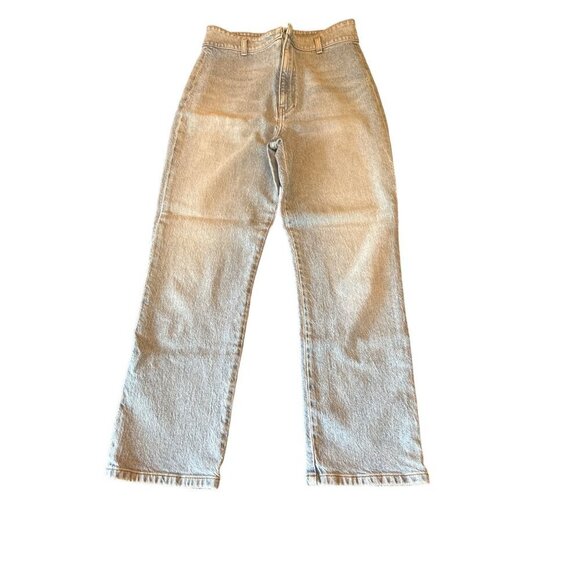 Reformation Jeans Vicki Size 29 Light Wash Straight Leg High Rise No Pockets - Picture 1 of 6